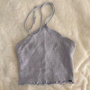 Baby blue halter top